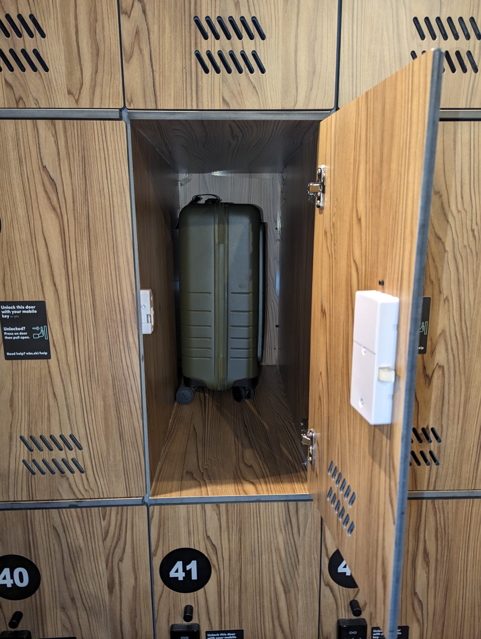 Small Luggage Locker Daily Whistler Luggage, Ski & Snowboard Storage